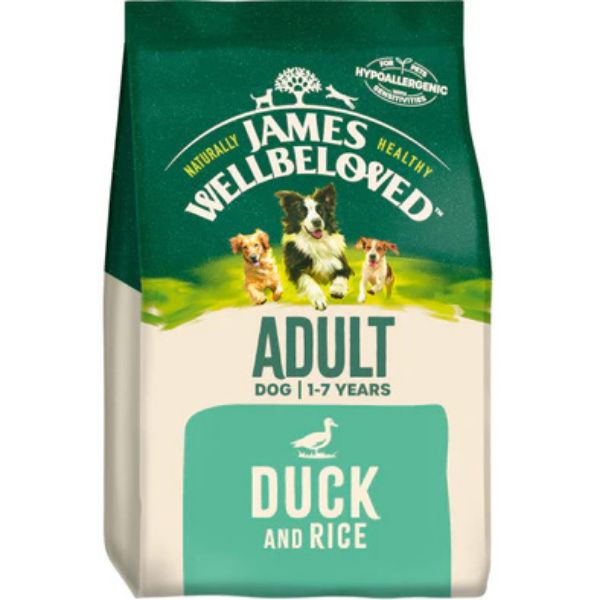 James Wellbeloved Adult Dry Dog Food Duck Rice