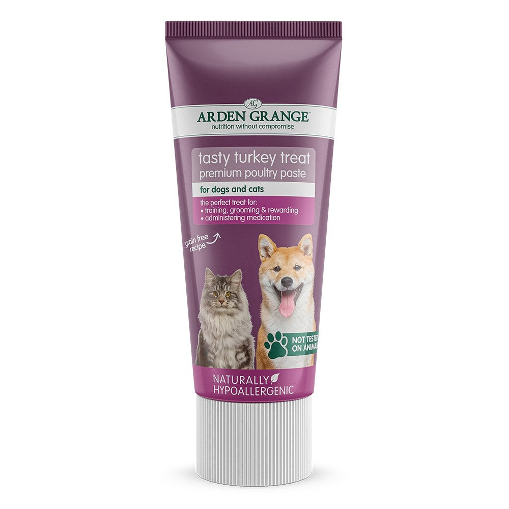 Arden Grange Turkey Paste Treat for Cats Dogs 75g