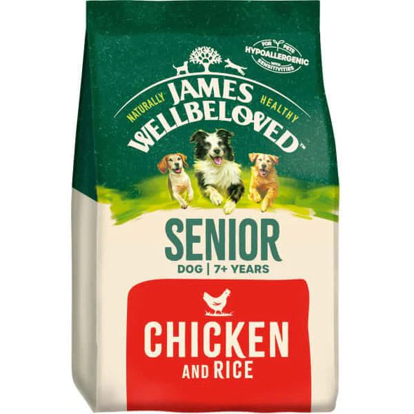 James wellbeloved dog food senior hot sale lamb and rice kibble 15kg