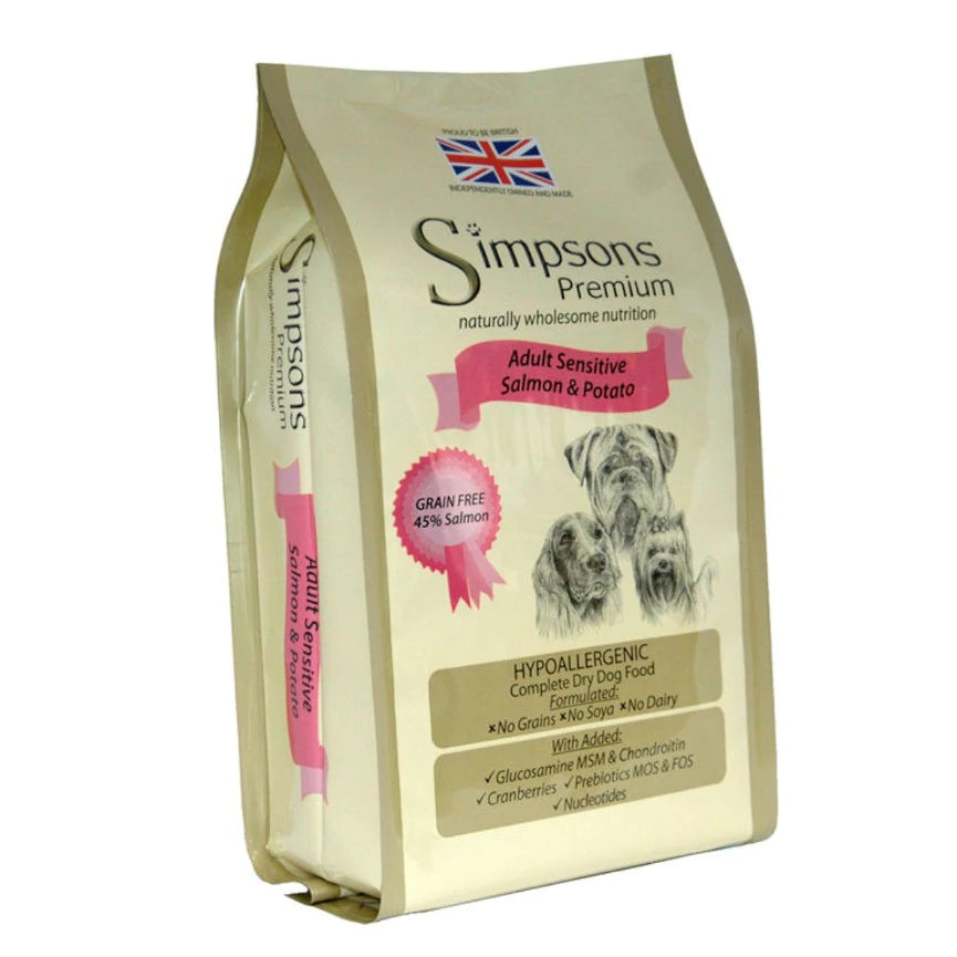 Salmon and potato sale dog food 12kg