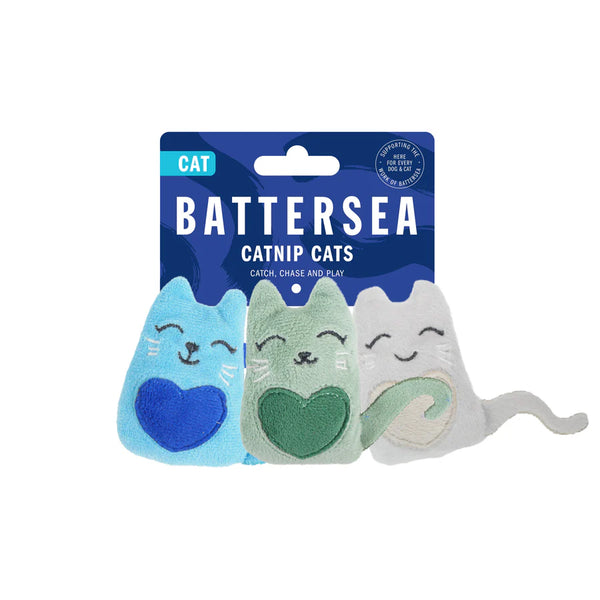 Battersea Catnip Cats 3pk Cat Toy