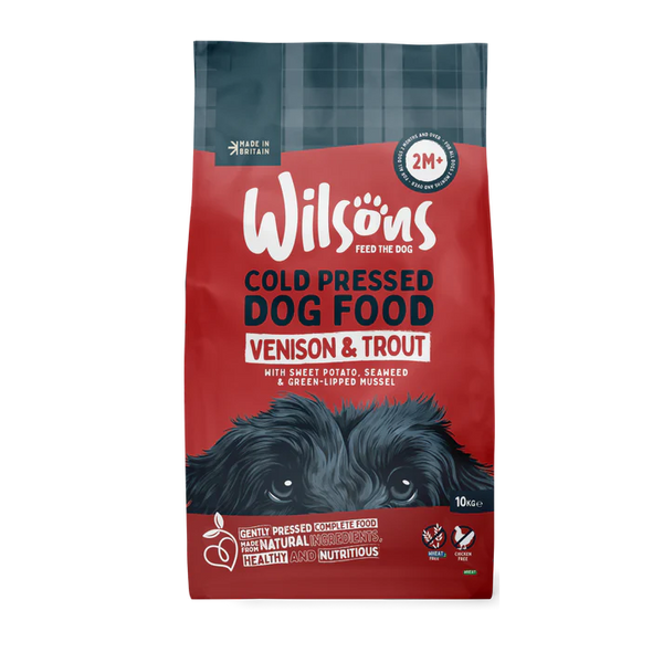 Wilsons - Highland Venison & Trout Premium British Cold Pressed Dog Food