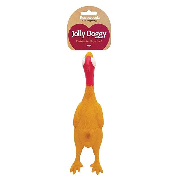 Rosewood Latex Chicken Dog Toy 42cm