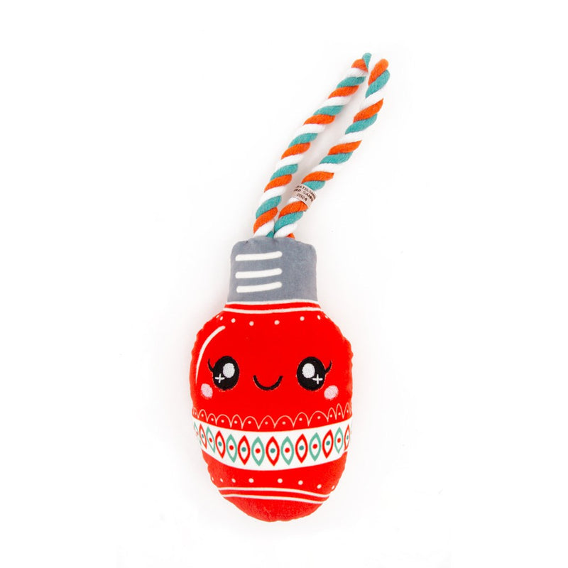 Great & Small Christmas Holiday Red Bulb with Rope 16cm