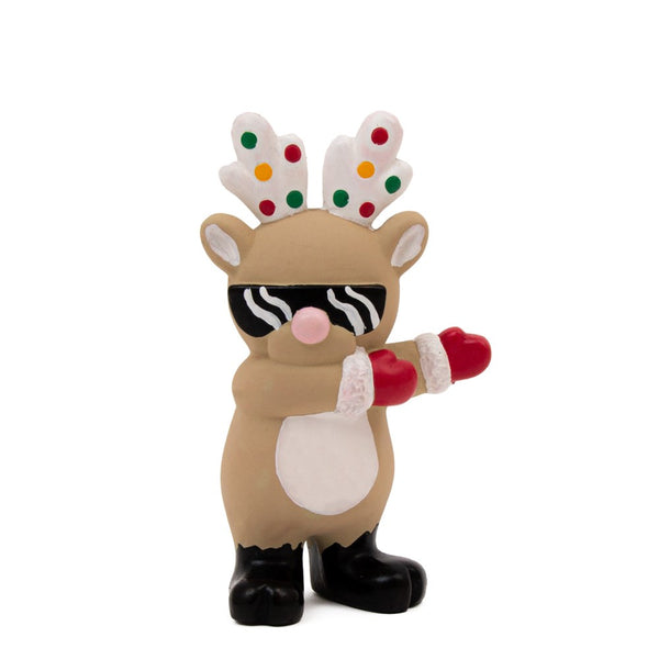 Great & Small Christmas Latex Dancing Reindeer 17cm