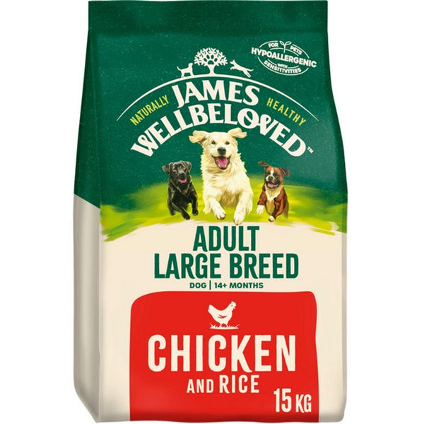 James Wellbeloved Large Breed Chicken & Rice 15kg