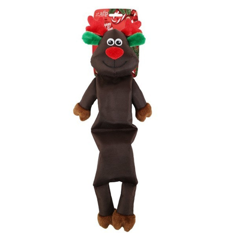 All for Paws Long Body Reindeer Dog Toy