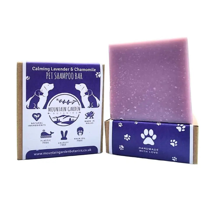 Mountain Garden Botanics - Pet Shampoo Bar Calming Lavender Chamomile