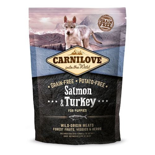 Carnilove Salmon & Turkey Puppy Food 1.5kg