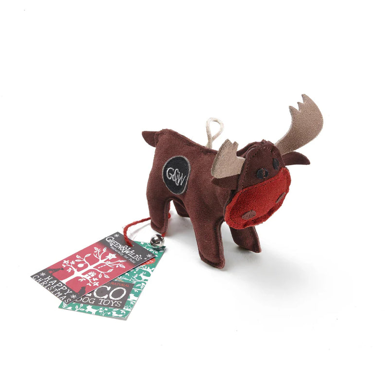 Green & Wild's - Rudy the Reindeer Dog Toy