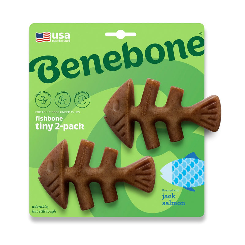 Benebone Tiny 2-Pack - Fishbone