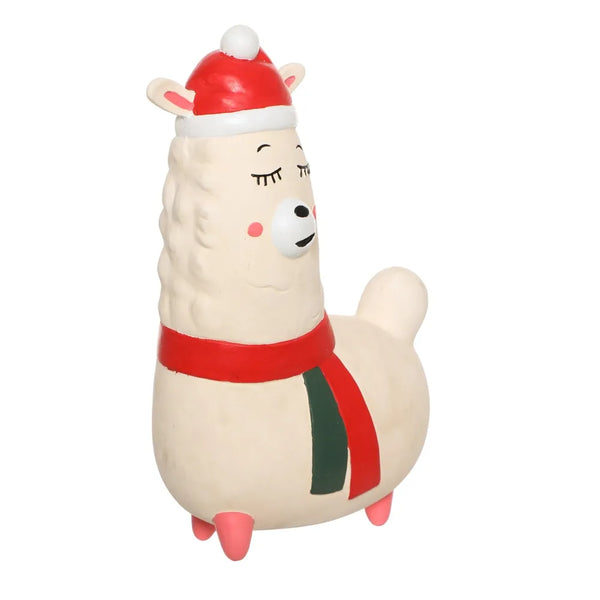 Festive Latex Llama Dog Toy