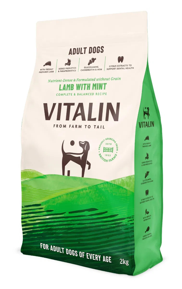 Vitalin Adult Lamb and Mint Dog Food