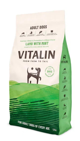 Vitalin Adult Lamb and Mint Dog Food