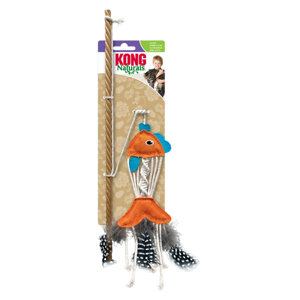 KONG Naturals® Teaser Fish Cat Toy