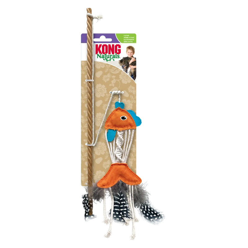 KONG Naturals® Teaser Fish Cat Toy