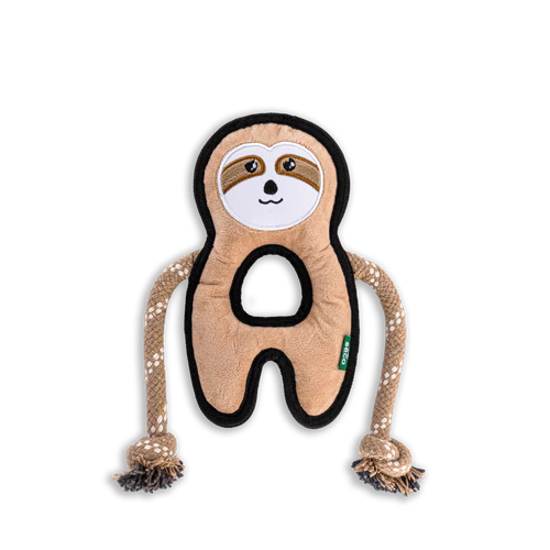 Beco  Rough & Tough Recycled Sloth Dog Toy