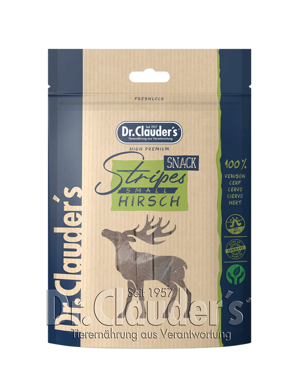 Dr Clauder's Venison Fillet Strips 80g