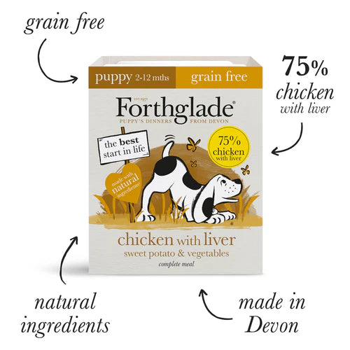 Forthglade - Puppy Chicken with Liver & Vegetables Wet Dog Food