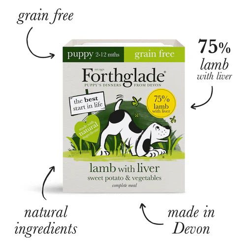 Forthglade - Puppy Lamb With Liver & Vegetables Wet Dog Food