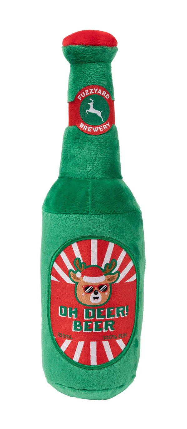 FuzzYard - Oh Deer Beer! Dog Toy