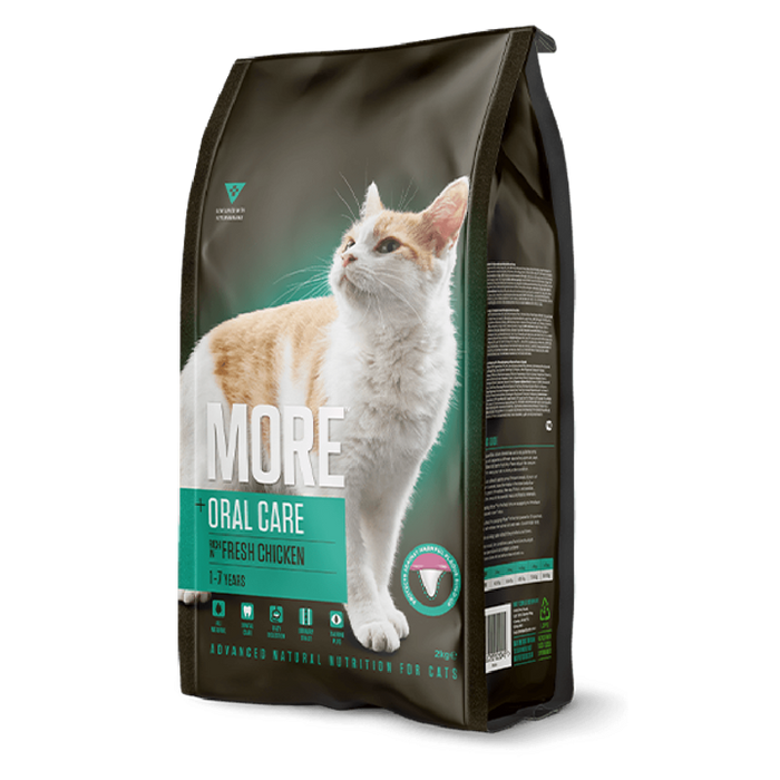 MORE Oral Care Chicken Adult Cat Dry Food