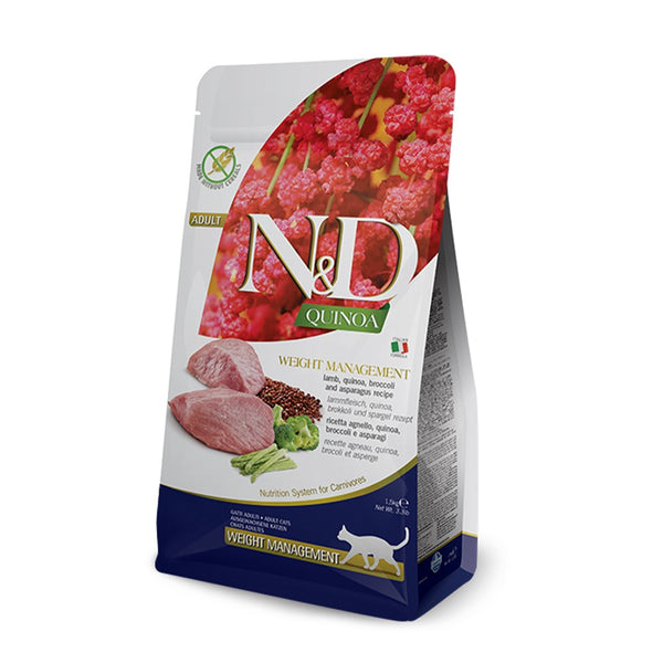 Natural & Delicious Cat Quinoa Weight Management Lamb 1.5kg