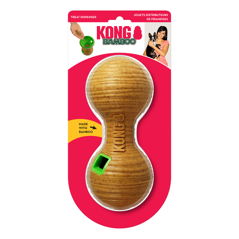 KONG Bamboo Feeder Dumbbell Medium