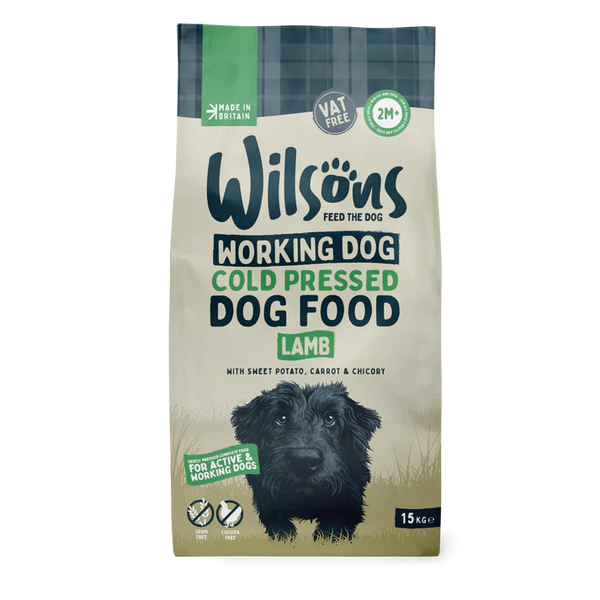 Wilsons - Lamb Cold Pressed Working Dog Food 15kg