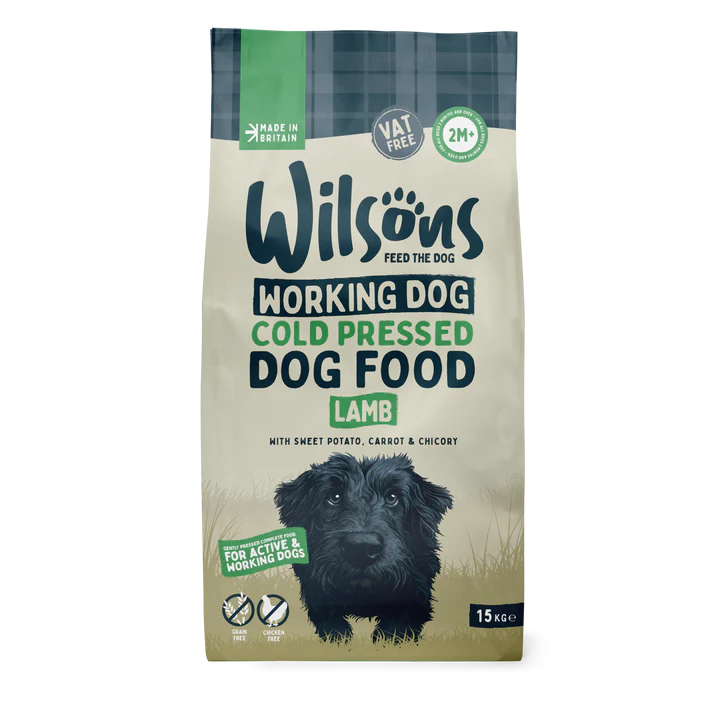 Wilsons - Lamb Cold Pressed Working Dog Food 15kg