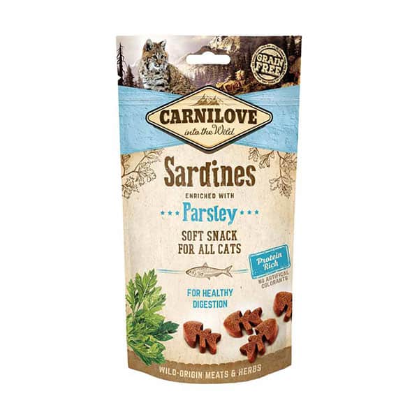 Carnilove Sardine with Parsley Cat Treats 50g