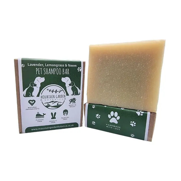 Mountain Garden Botanics - Pet Shampoo Bar Lavender, Lemongrass, and Neem Oil