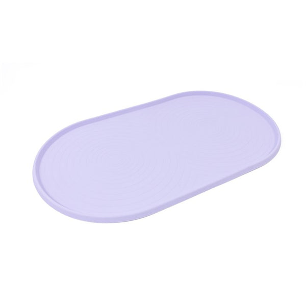 Great & Small Penrose Lilac Oval Food Mat