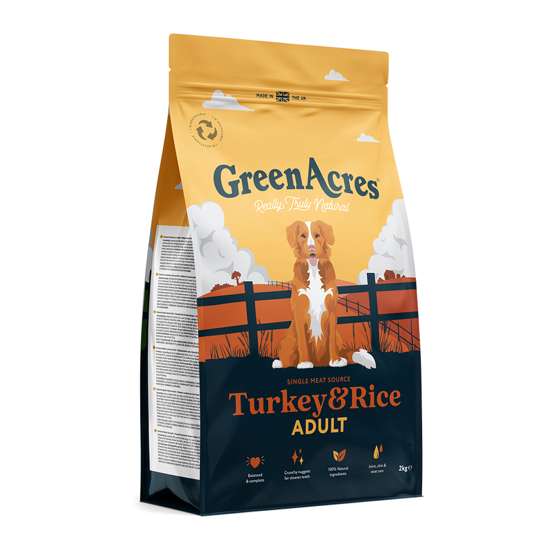 GreenAcres Turkey & Rice Adult Dry Dog Food
