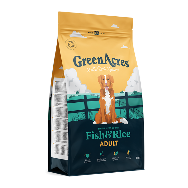 GreenAcres Fish & Rice Adult Dry Dog Food