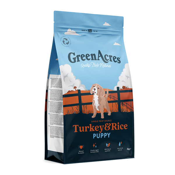 GreenAcres Turkey & Rice Puppy Dry Dog Food