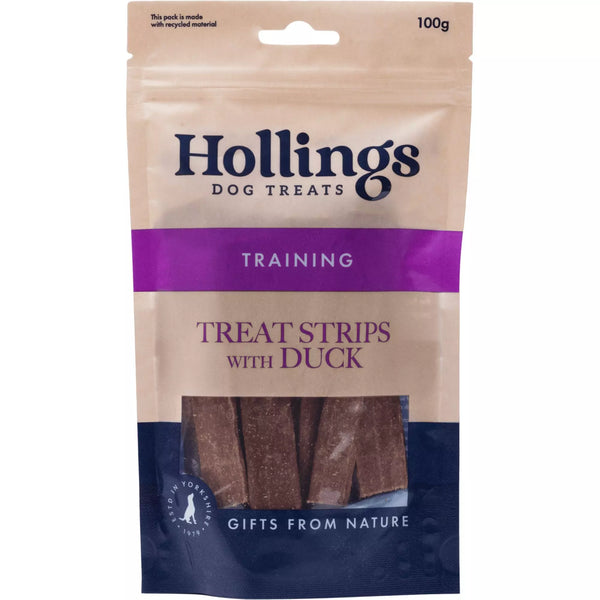 Hollings Duck Treat Strips 100g