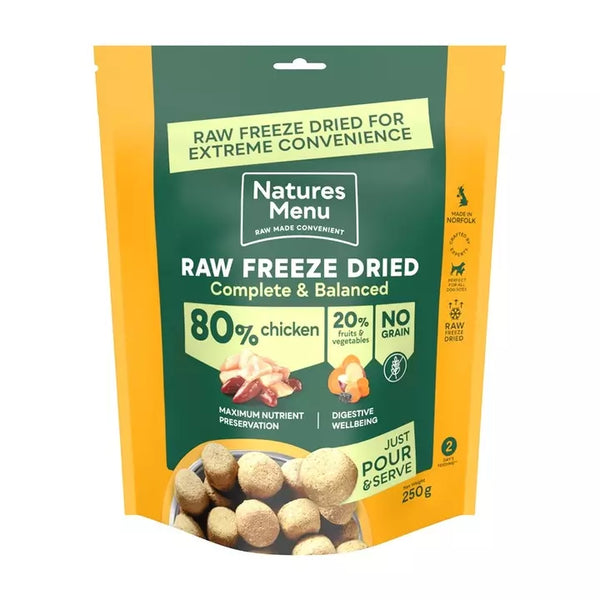 Natures Menu Freeze Dried Dog Food 80/20 Chicken