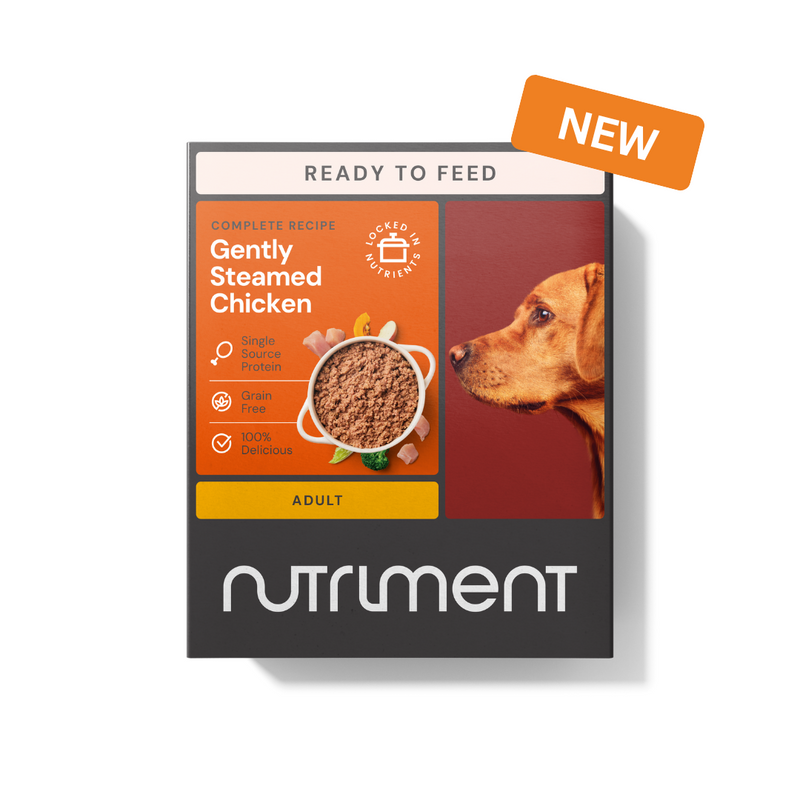 Nutriment - Gently Steamed Chicken Dog Food 395g