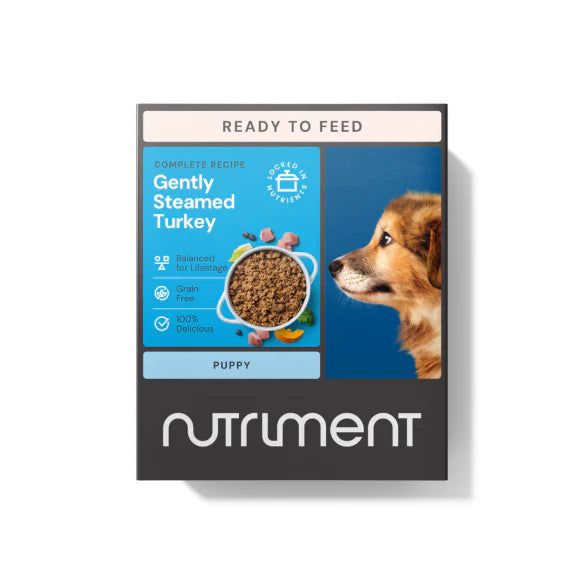 Nutriment - Gently Steamed Turkey Puppy Food 395g