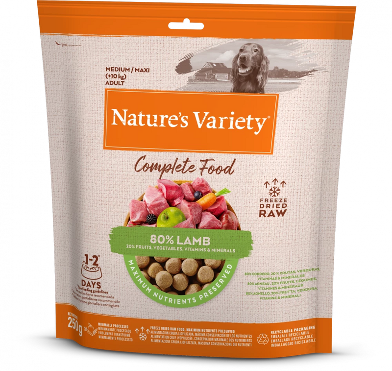 Nature's Variety Complete Freeze Dried Lamb Dog Food