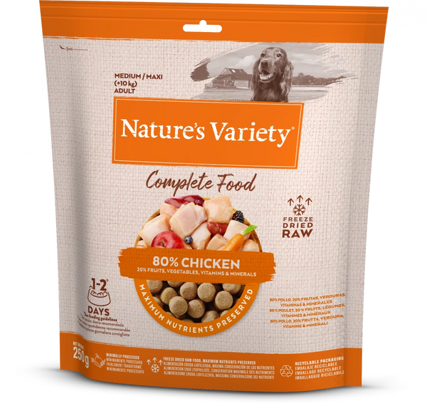 Nature's Variety Complete Freeze Dried Chicken Dog Food